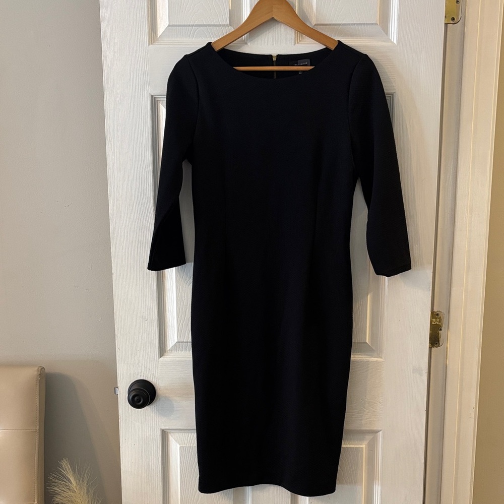 The Limited Elegant Black Long Sleeve Dress